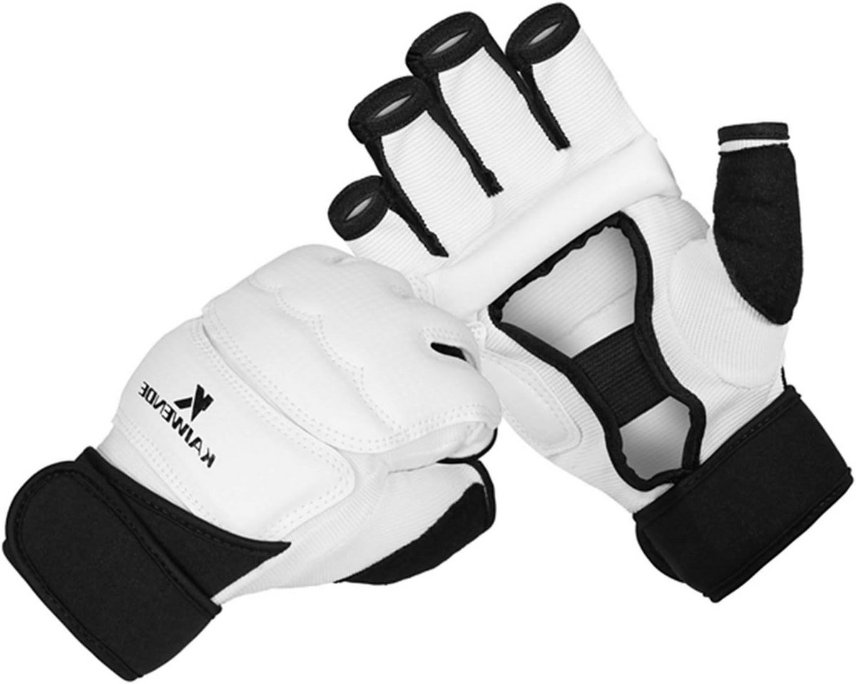 Professionele Kickbokshandschoenen Wit - Geschikt voor MMA, Muay Thai, Taekwondo & Sparren - Heren, Dames & Kinderen