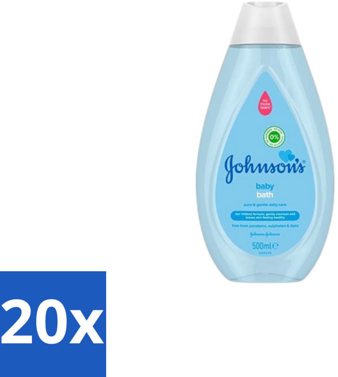 Johnson’s Baby – Badolie – Pure & Gentle – 500 ml - Bulkverpakking - 20 stuks