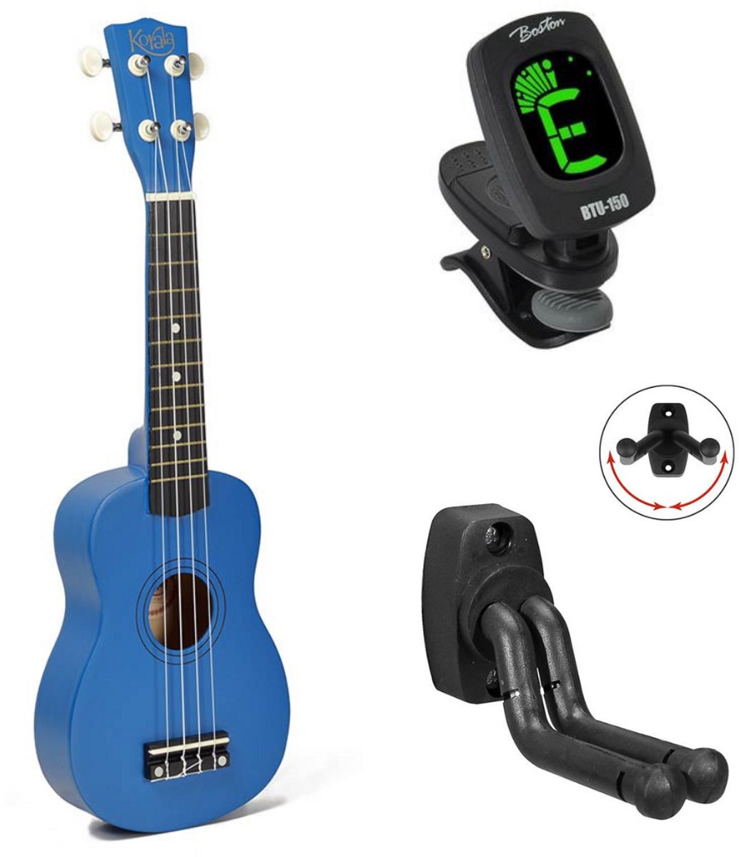 Korala UKS-15 bundel sopraan ukulele Blauw