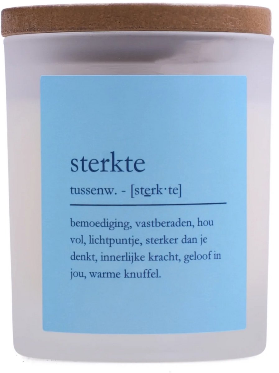 Bon Sens - Geurkaars "Sterkte" - Cederhour & Jasmijn