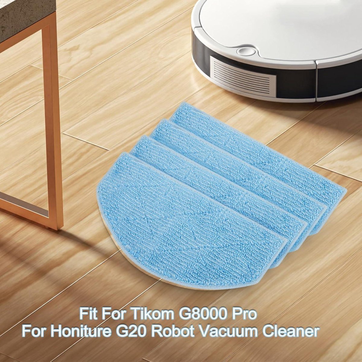 Vervanging Wasbare Mop Doek Pads voor Robot Stofzuiger - Set van 10stuks