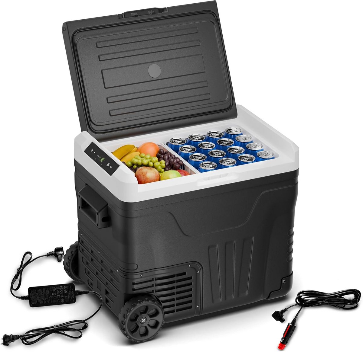 Draagbare Elektrische Koelbox met Compressor en LCD Display - Vriezer & Koeler voor Auto en Camping