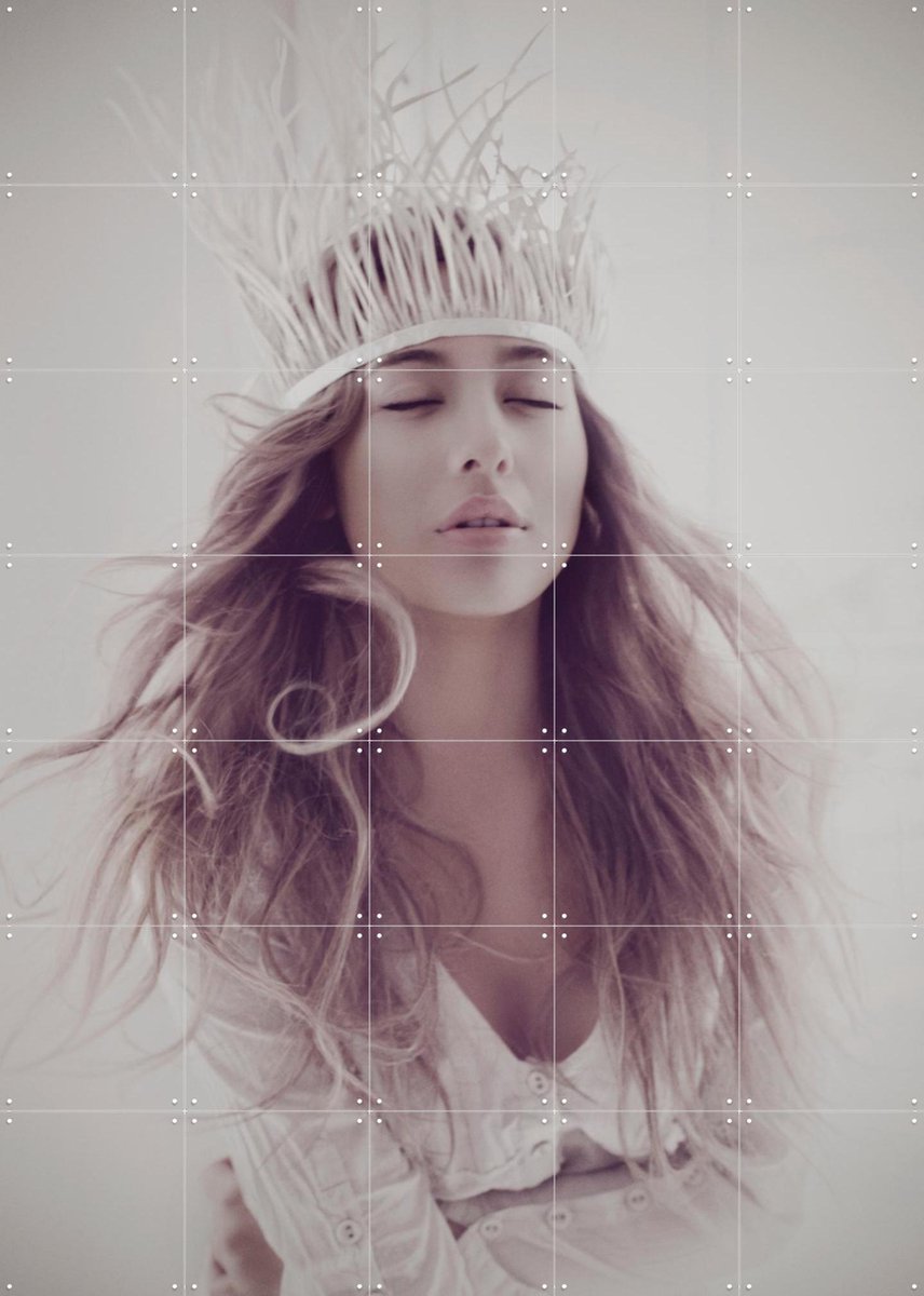 IXXI Bohemia, STUDIO HANNAH LEMHOLT - 100 x 140 cm - Gratis ophangtool - Grote wanddecoratie en posters - Fotografie, Woonkamer, Slaapkamer, Mensen