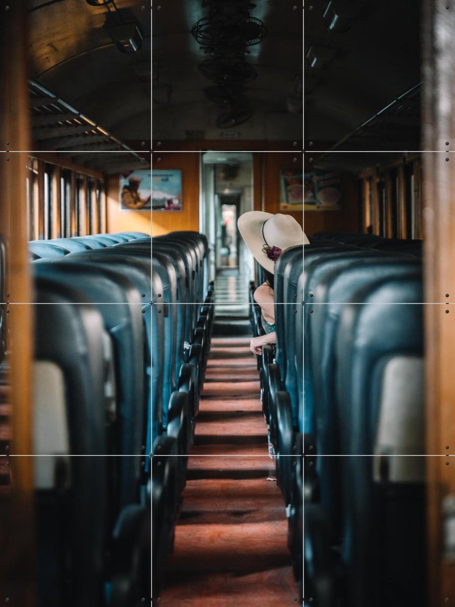 IXXI Destination, Tristan Zhou - 60 x 80 cm - Gratis ophangtool - Grote wanddecoratie en posters - Vintage, Fotografie, Klassiek, Gang, Mancave