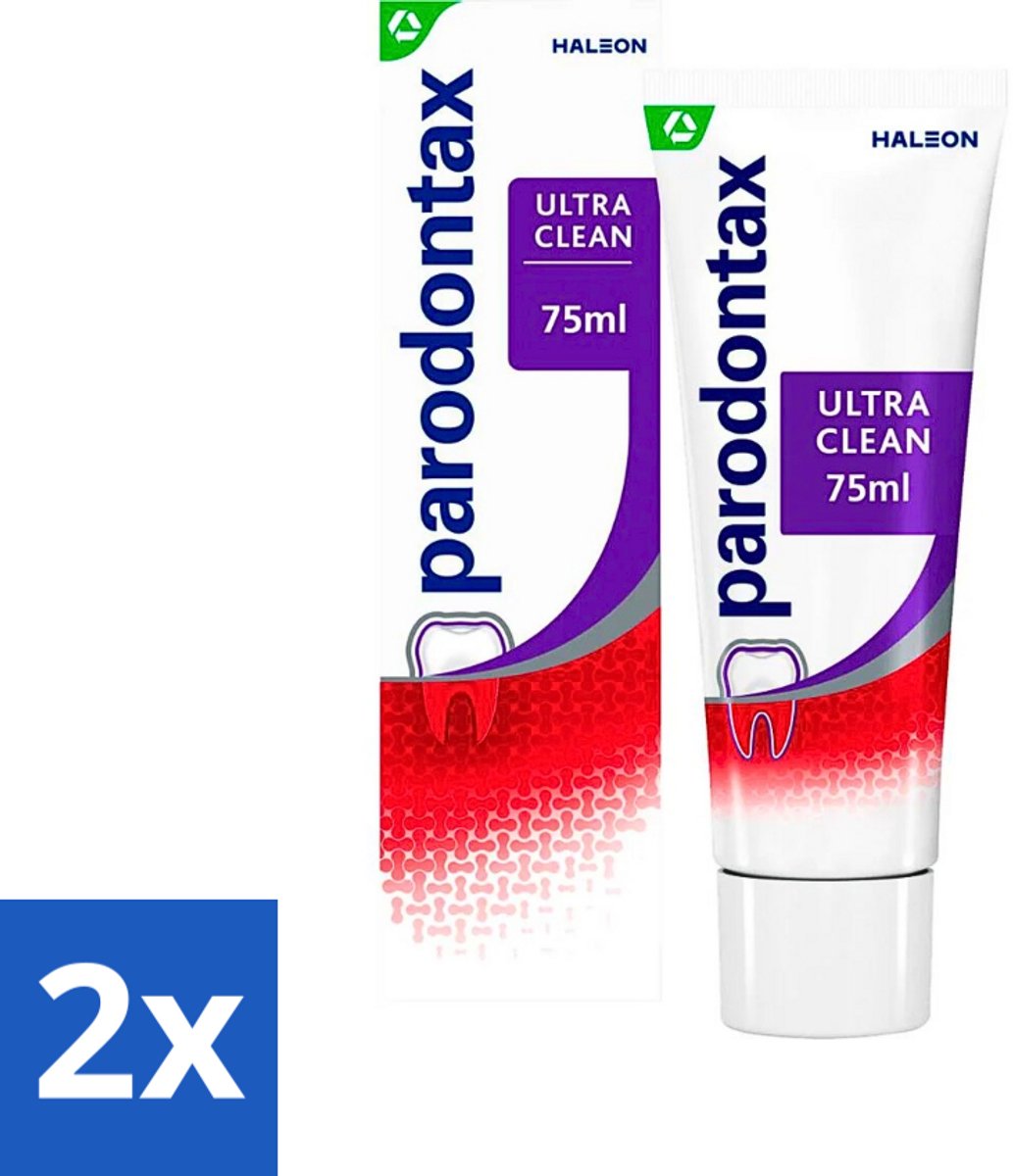 Parodontax – Tandpasta – Ultra Clean – 75 ml - Voordeelverpakking - 2 stuks