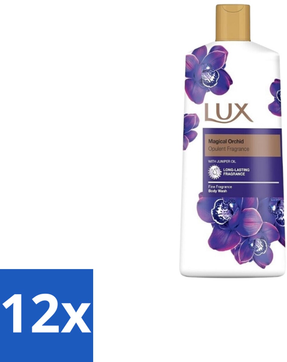 Lux – Body Wash – Magical Orchid & Juniper Oil – 600 ml - Voordeelverpakking - 12 stuks