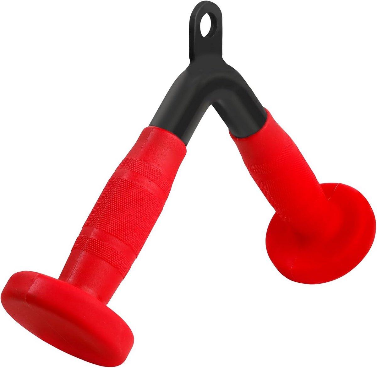 Kabelmachine Accessoire Rechte Bar en D-Handvatten met PU Grip voor Lats en Rugtraining