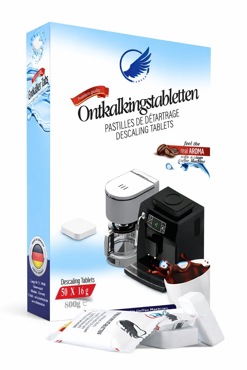 Koffiemachine Ontkalkingstabletten - 15 stuks - Universele ontkalkingstablet - Jura, Siemens, Krups, Philips Geschikt