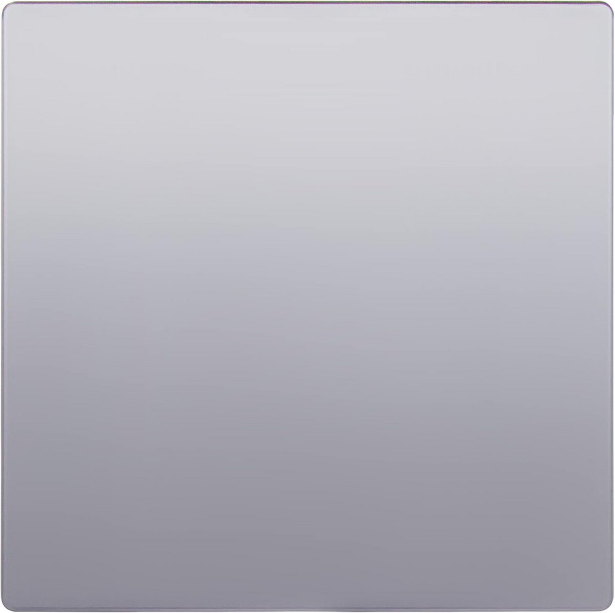 Schroefloze Dubbele Blanco Wandplaat 2-Gang Kindveilig - Standaard Maat 4.7"x4.7" Polycarbonaat