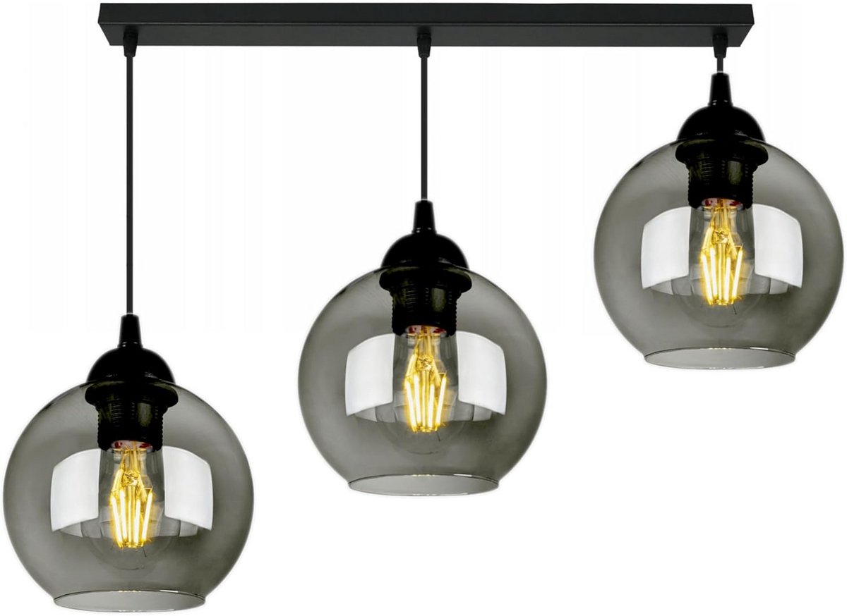 Moderne Plafondlamp, Hanglamp of Wandlamp Verstelbaar in Zwart en Grijs