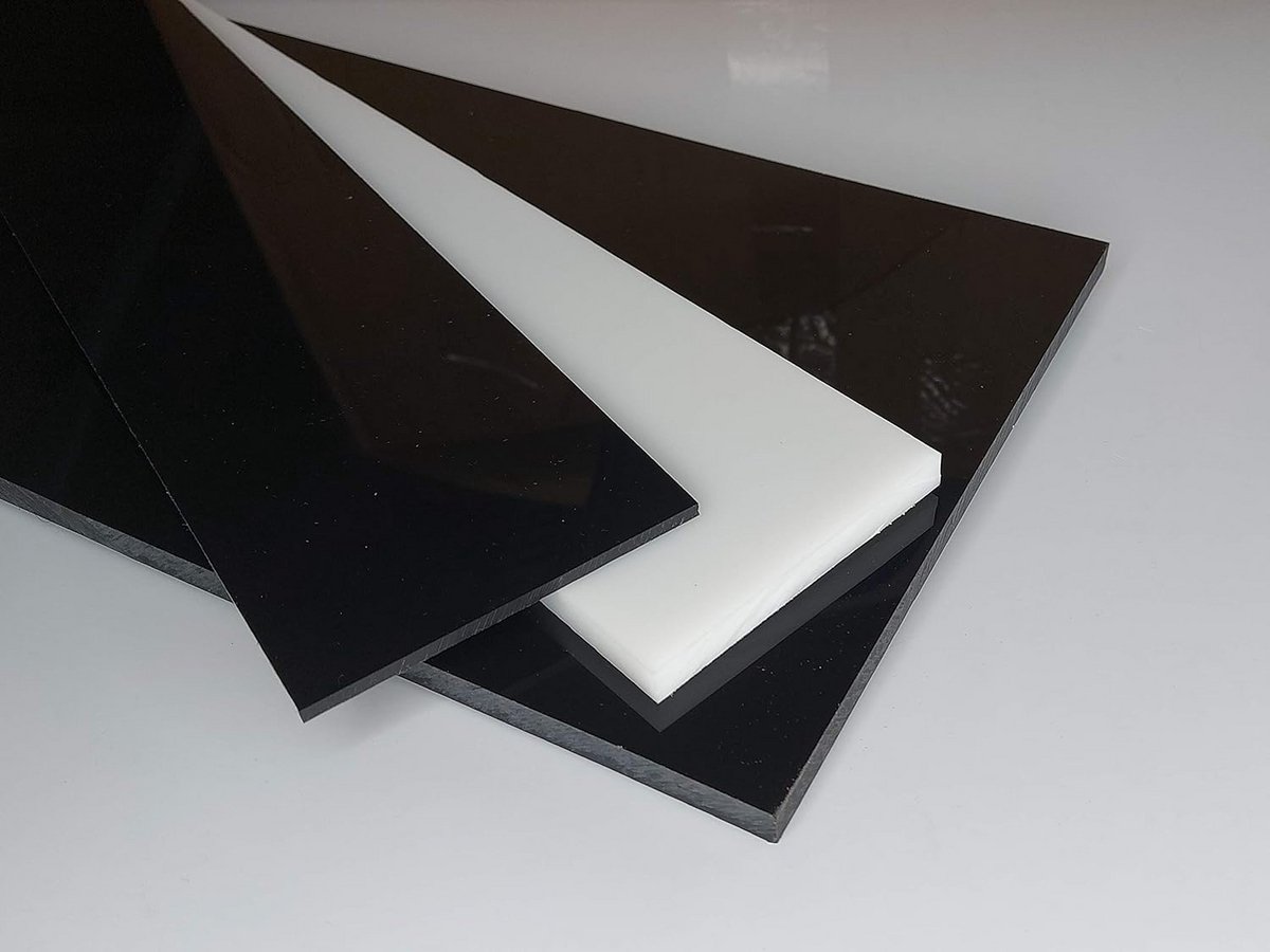Zwarte POM-C Plaat Acetaal - 500x500x10 mm Kunststof Onderdeel