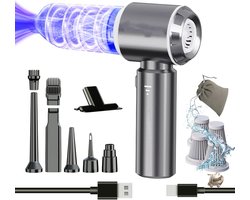Draadloze Handstofzuiger Mini Handheld Stofzuiger voor Auto Krachtige 22000Pa Cycloonzuigkracht Borstelmotor Oplaadbare Draagbare Lichtgewicht
