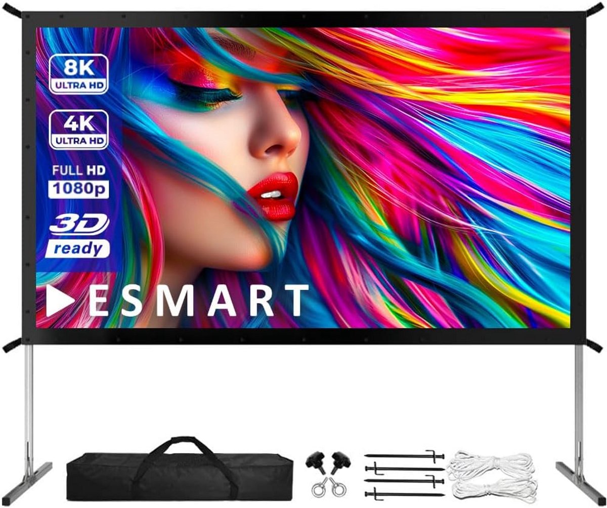 Professioneel Vouwframe Projectorscherm 135 Inch 16:9 voor Buiten en Thuisbioscoop