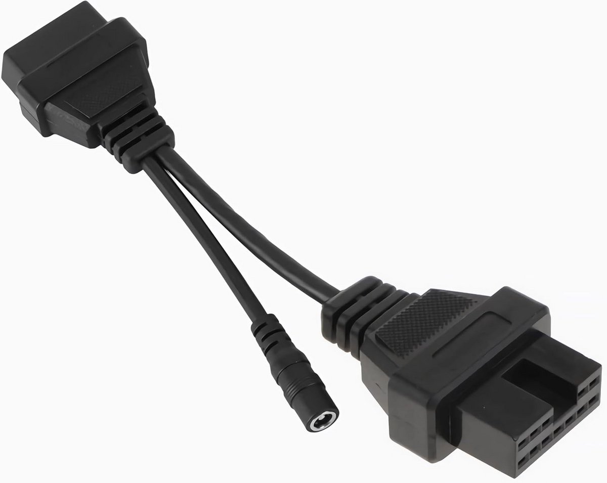 OBD1 12-pins naar OBD2 16-pins Diagnosekabel Adapter voor Mitsubishi Auto's