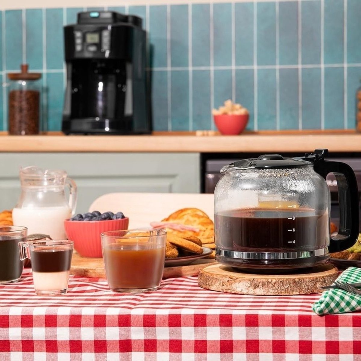 SNJY Volautomatische Koffiemachine met Bonen - 1086W - Zwart - afbeelding 3