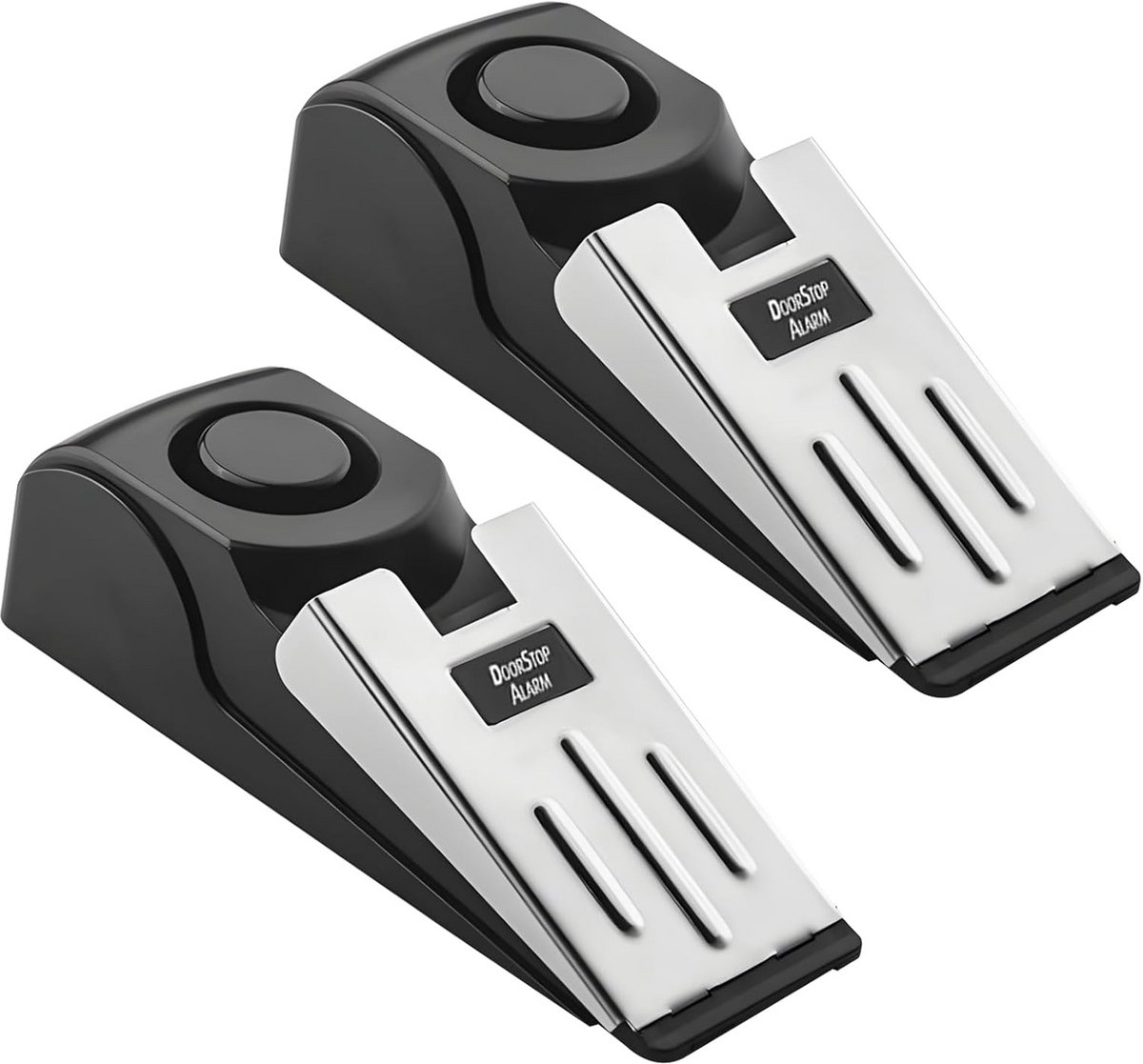 2x Draadloos Deuralarm met Stopper en Inbraakbeveiliging - 120 dB Hoog Volume