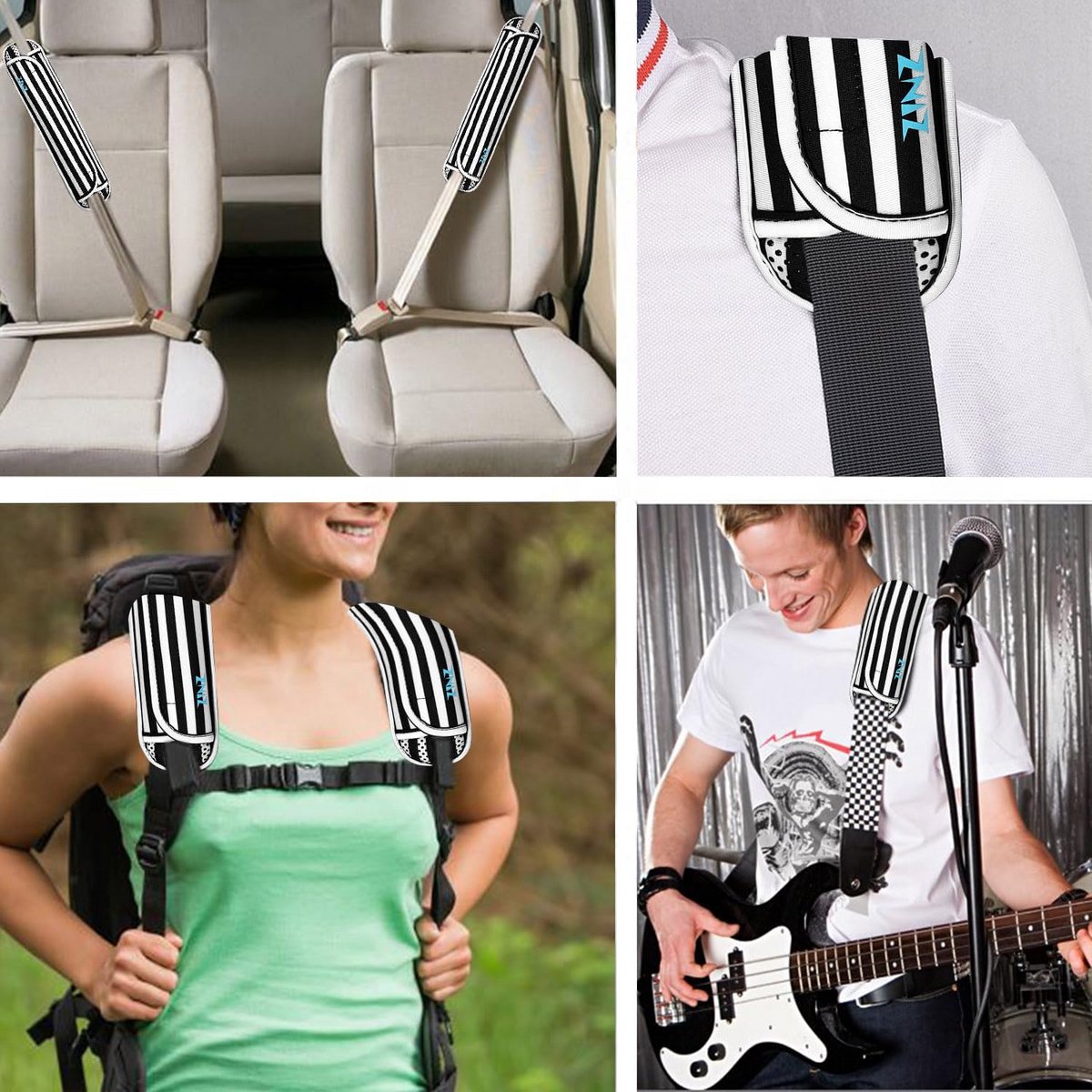 Extra Dikke Comfortabele Schouderband - Anti-Slip en Ademend voor Rugzak en Cameratas