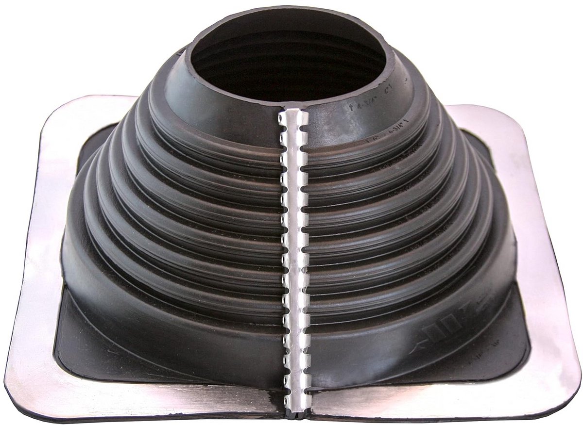 Waterdichte Dakdoorvoer Afwerking voor Metalen Dakbedekking - EPDM Buisdoorvoer 121-254 mm