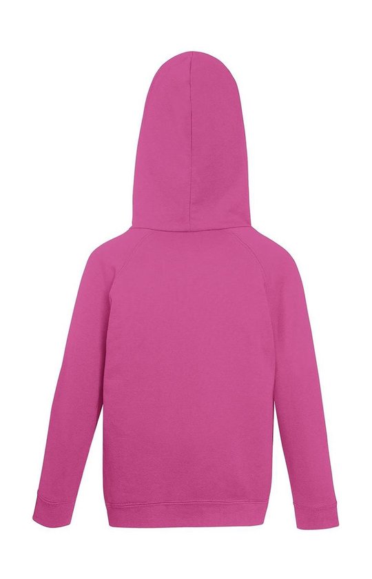 Fruit of the Loom Kids hoodie - Maat 152 (12-13) - Kleur Roze