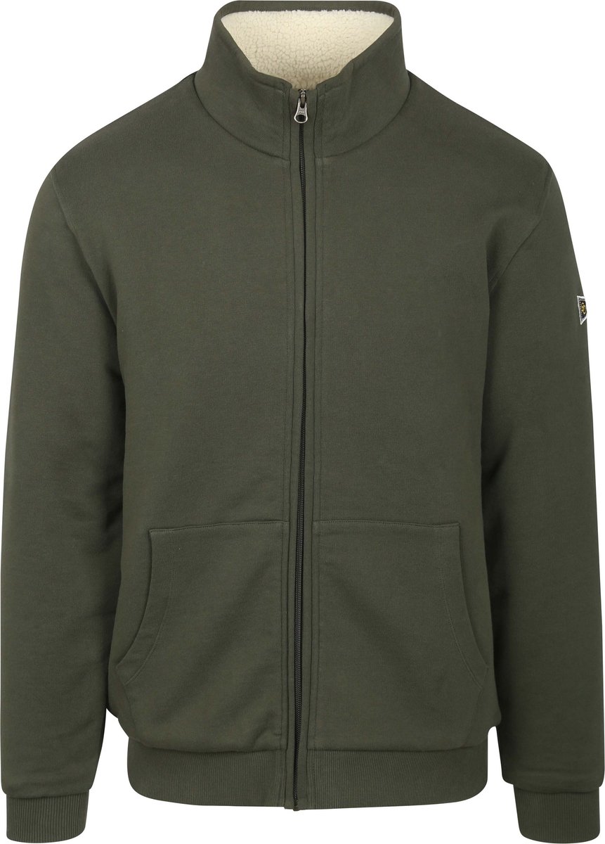 Steppin' Out Vest Teddy Groen - Maat 3XL - Heren - Vest met rits voor Mannen