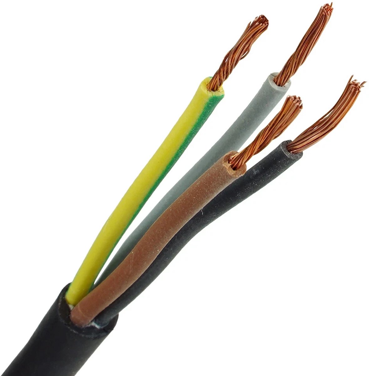 Neopreen kabel H07RN-F 4x35mm² per meter