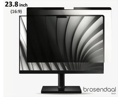 Brosendaal Privacy Filter 23.8 inch - Beeldverhouding 16:9 - Magnetische Bevestiging - Privacy Screenprotector geschikt voor Monitor – Voor ASUS, HP, Dell, Samsung, LG