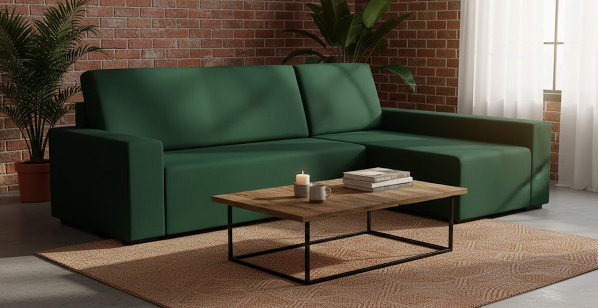 Chaise Longue Hoes voor Sofa - voor Sofa – Rechterarm, Stretch, - Medahomestore
