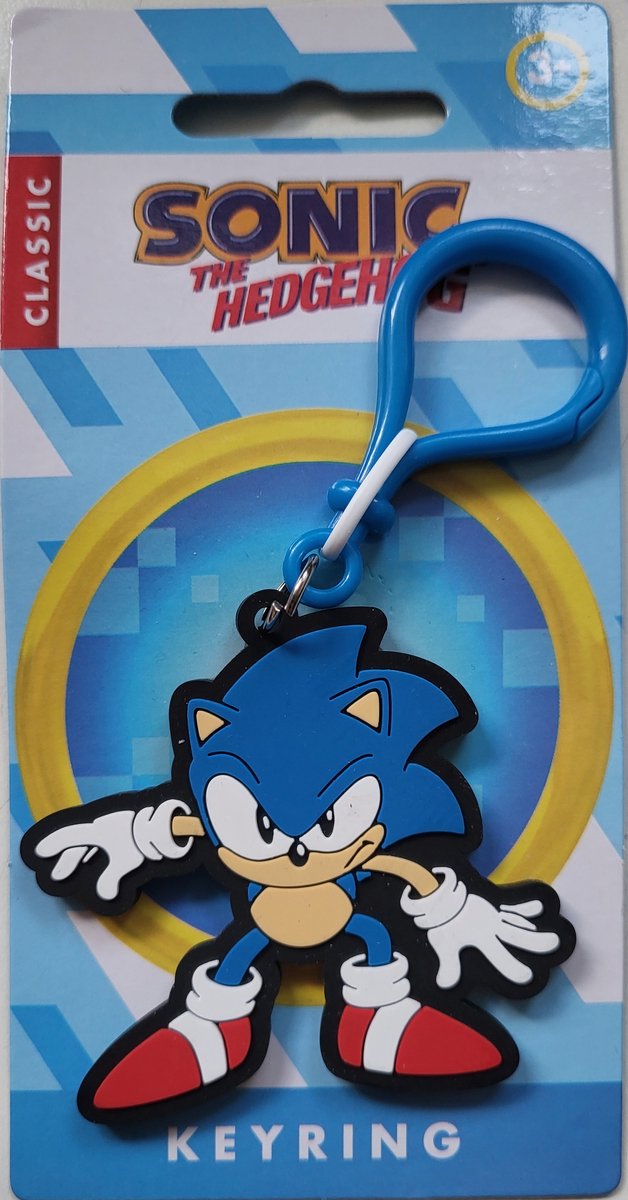 Sleutelhanger Sonic the Hedgehog (rubber)