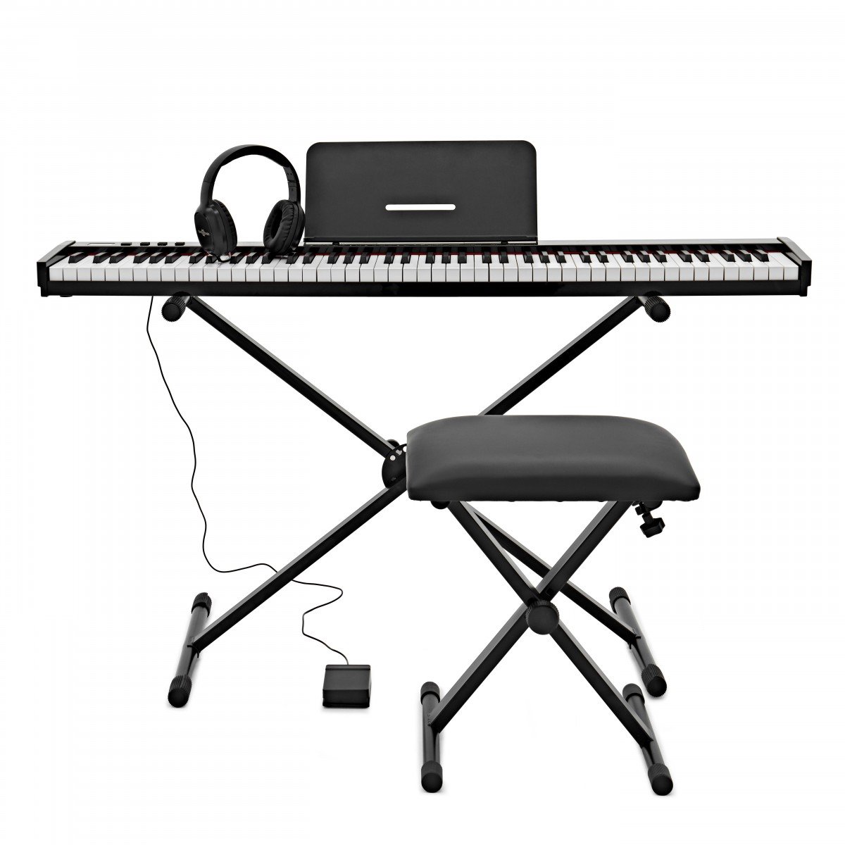 VISIONKEY-100 Digitaal Keyboard met Bluetooth & Standaardpakket