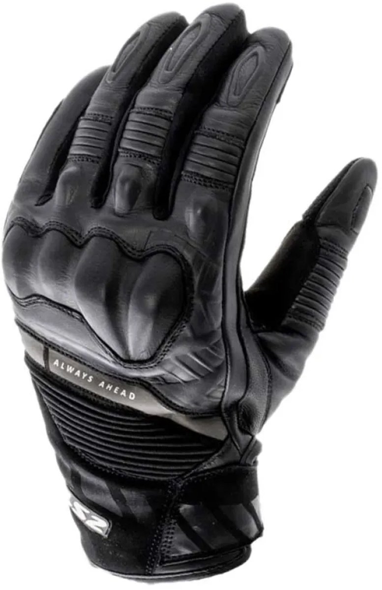 Ls2 Textil Octane Wp Leren Handschoenen Zwart 3XL Man
