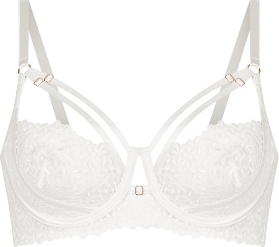 Soutien-gorge Longline Armaturé Hunkemöller Non-Préformé Kristina Blanc