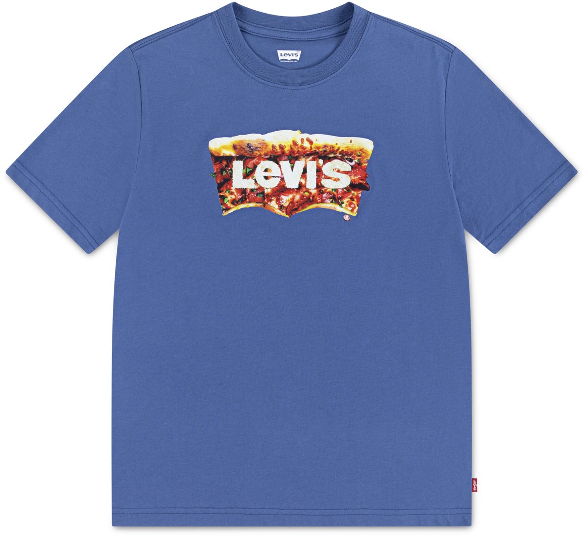 Levi´s ® Kids Batwing Slice T-shirt Met Korte Mouwen 8 Years Jongen Marineblauw