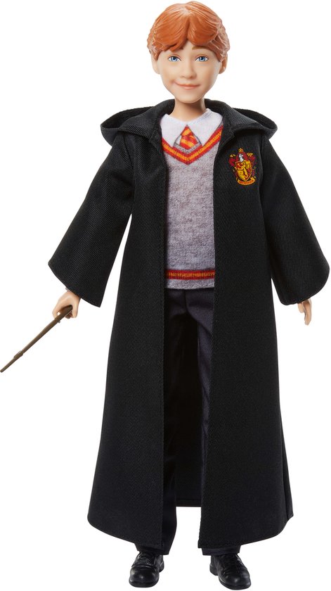 Harry Potter modepop Ron Weasley - Speelgoed pop met toverstaf.