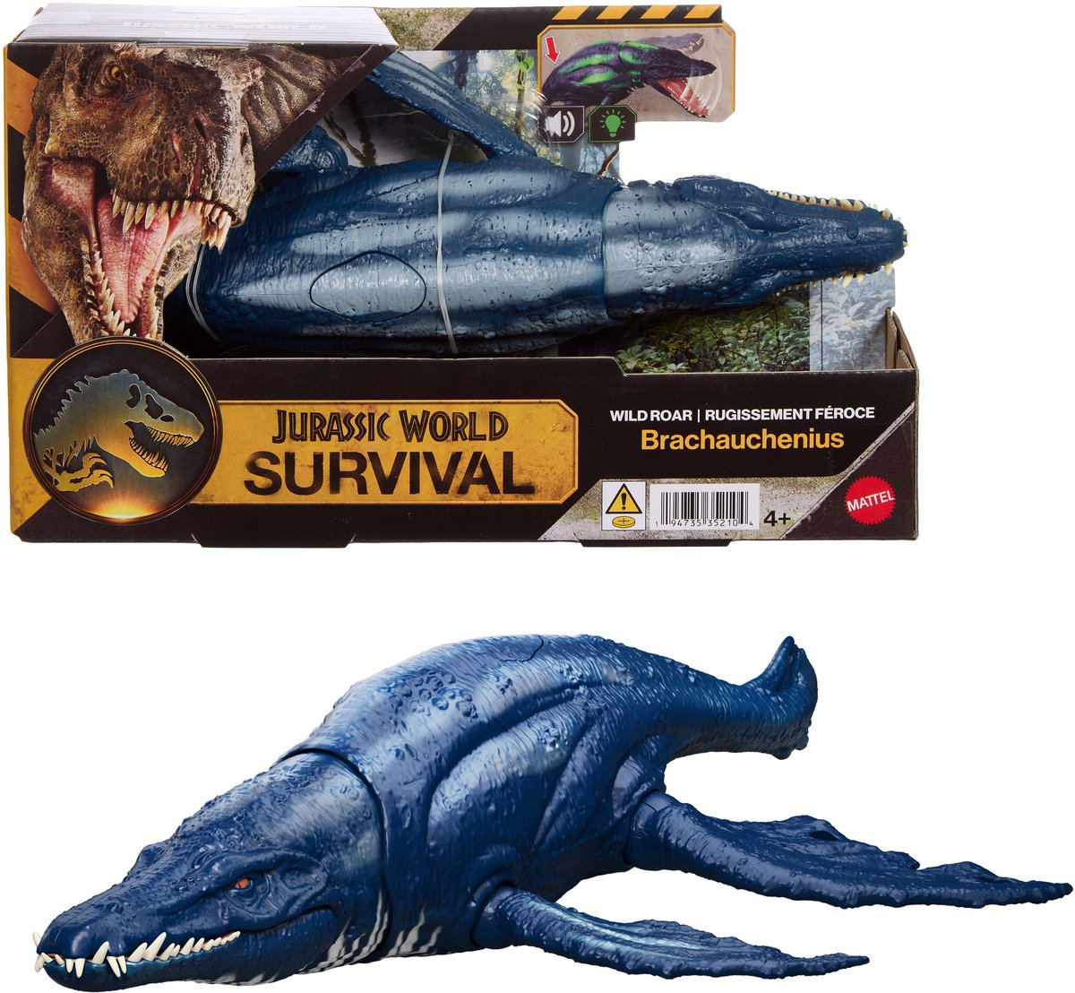 Jurassic World Wild Brullende Brachauchenius - Met licht en geluid