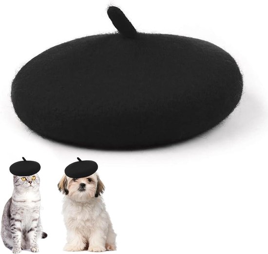 Huisdieren Baret – Verstelbare Wolhoed Voor Katten En Honden, Met Koord