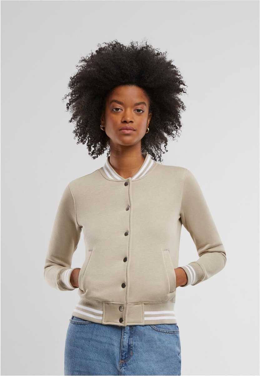 Urban Classics Sweat College jacket L Grijs