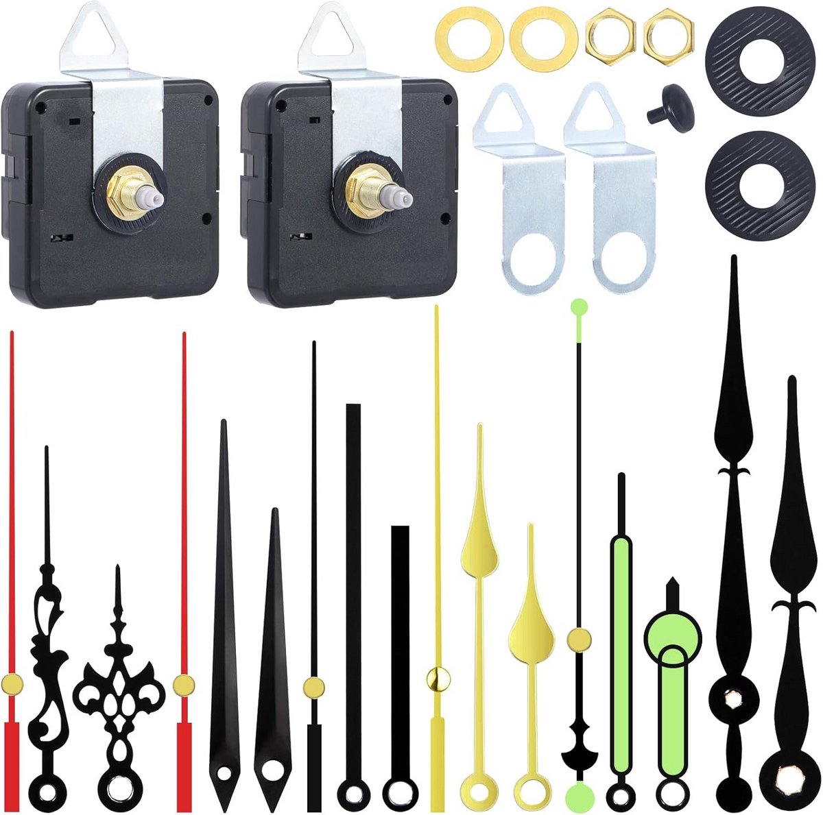 Stille Kwartsuurwerk Set voor Wandklok Reparatie en DIY Klokken