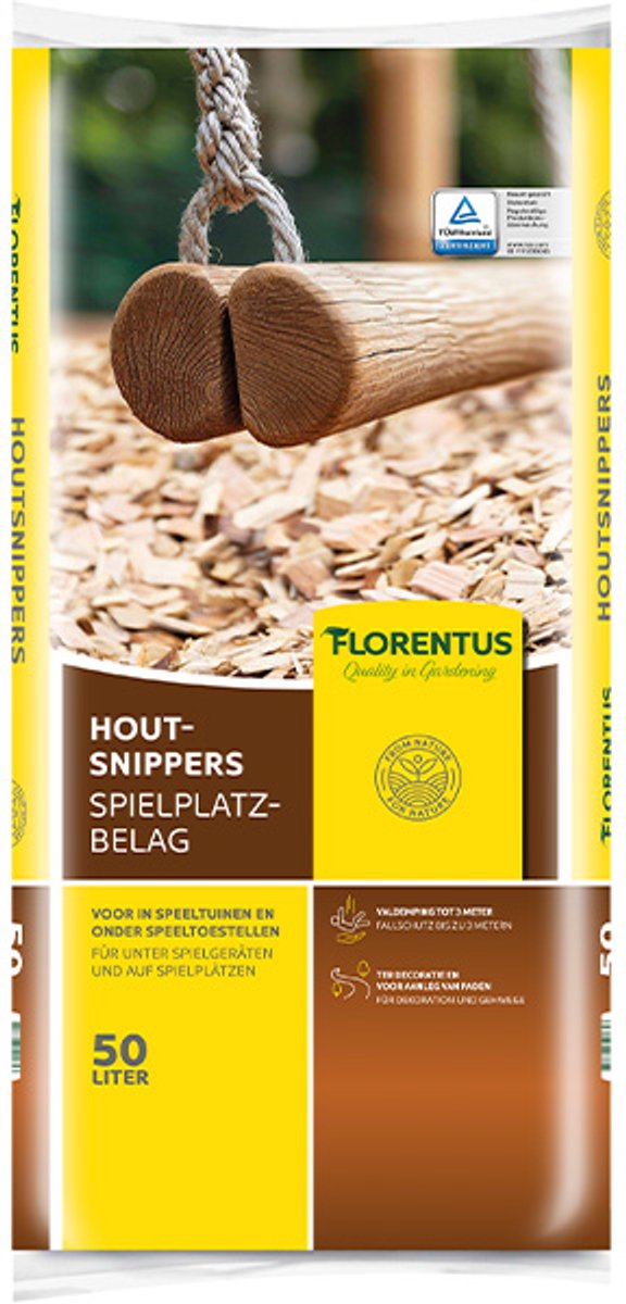 Florentus Houtsnippers 50L | Natuurlijke bodembedekker voor tuin en paden