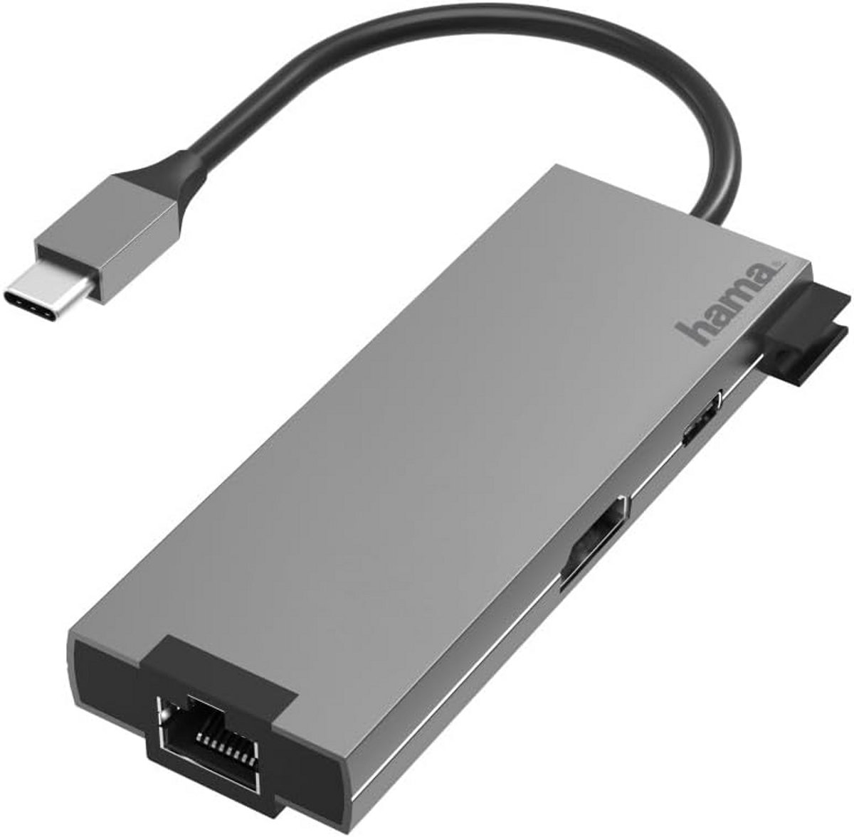 USB-C Hub met 4K HDMI, Gigabit Ethernet, USB 3.0 en Type-C Poorten