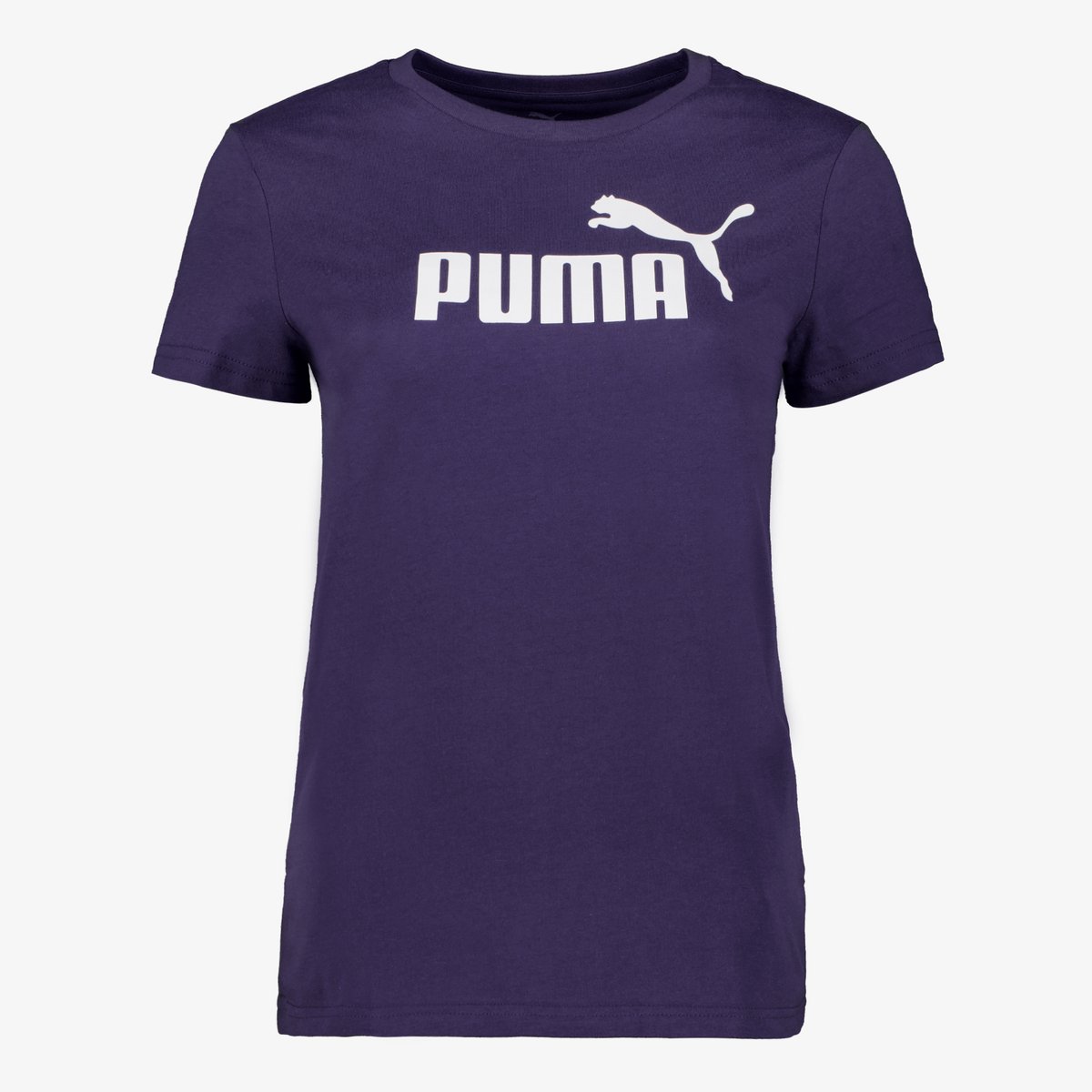Puma ESS No. 1 Logo dames sport T-shirt Paars