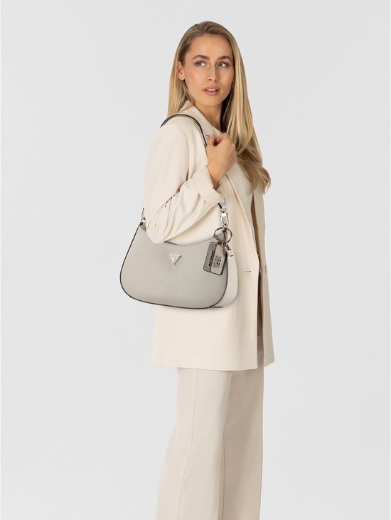 GUESS sac à épaule Noelle II Top Zip Shoulder Bag Taupe
