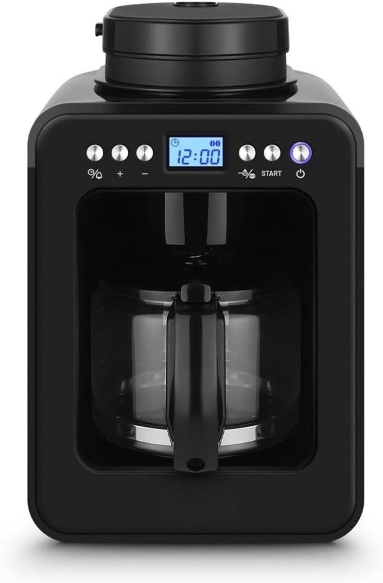 SNJY® Volautomatische Koffiemachine met Bonen - 600 W Zwart - Product - €169,95
