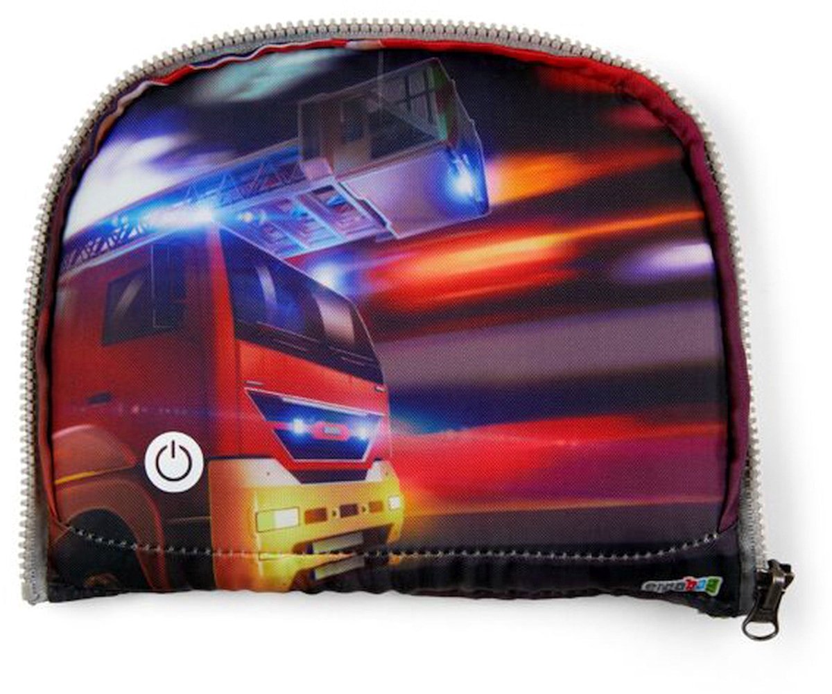 Ergobag Zubehör Pack / Cubo / Cubo light Zippies LED - Ritstas Voorvak (Feuerwehr)