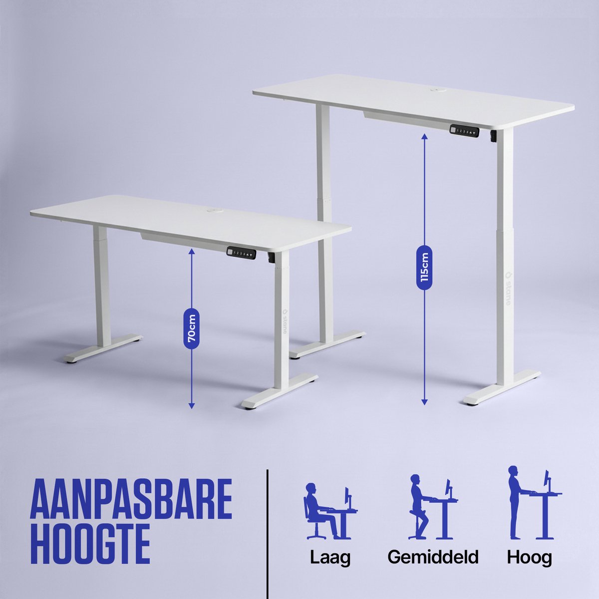 LG Stane Zit Sta Bureau Elektrisch - 4 Geheugenposities thumbnail 6