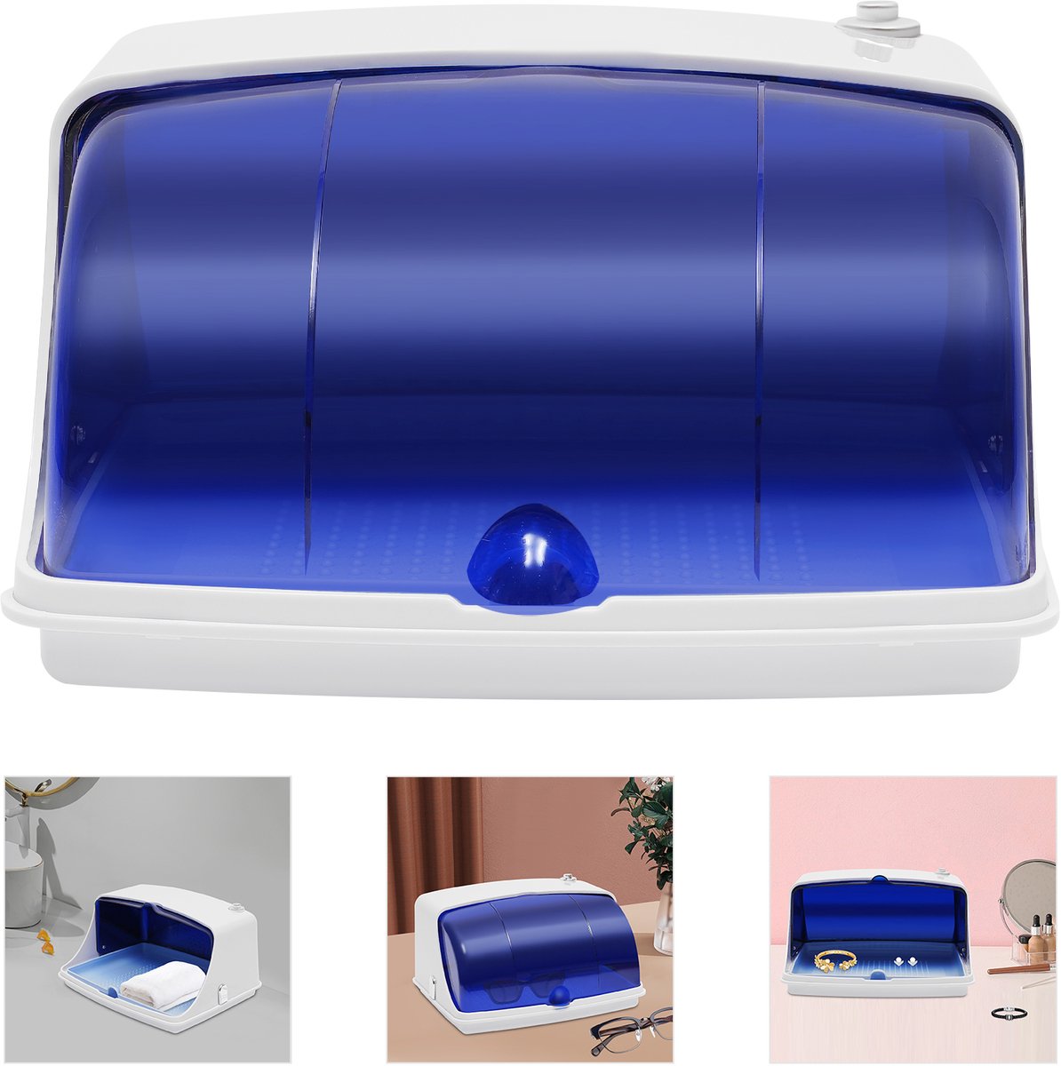 UV-Sterilisator 5W 29.6*24.6*16cm Voor Nagelgereedschap Pincet Schaar Tangen Nagelkapper