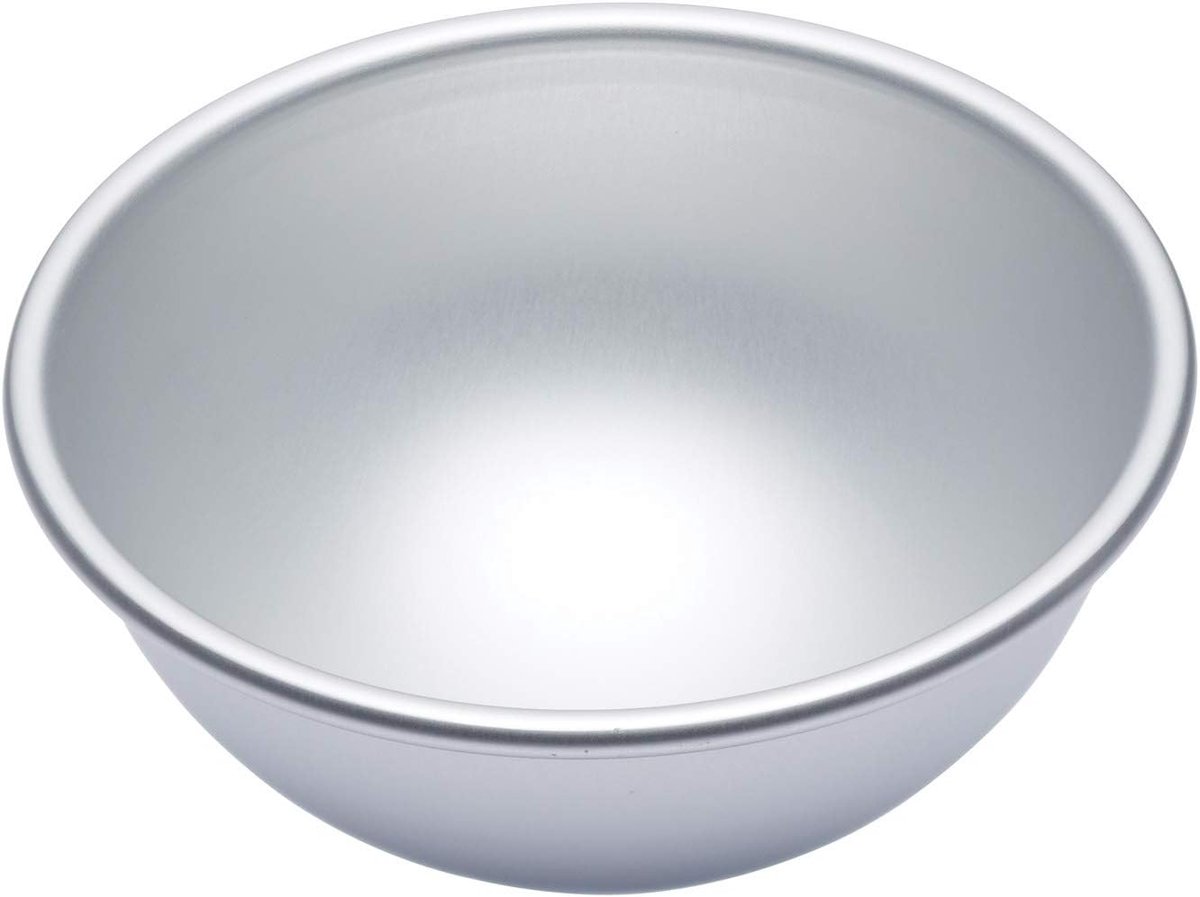 Geanodiseerde Halfronde Cakevorm 15 cm - Ovenbestendig Aluminium voor Creatief Bakken