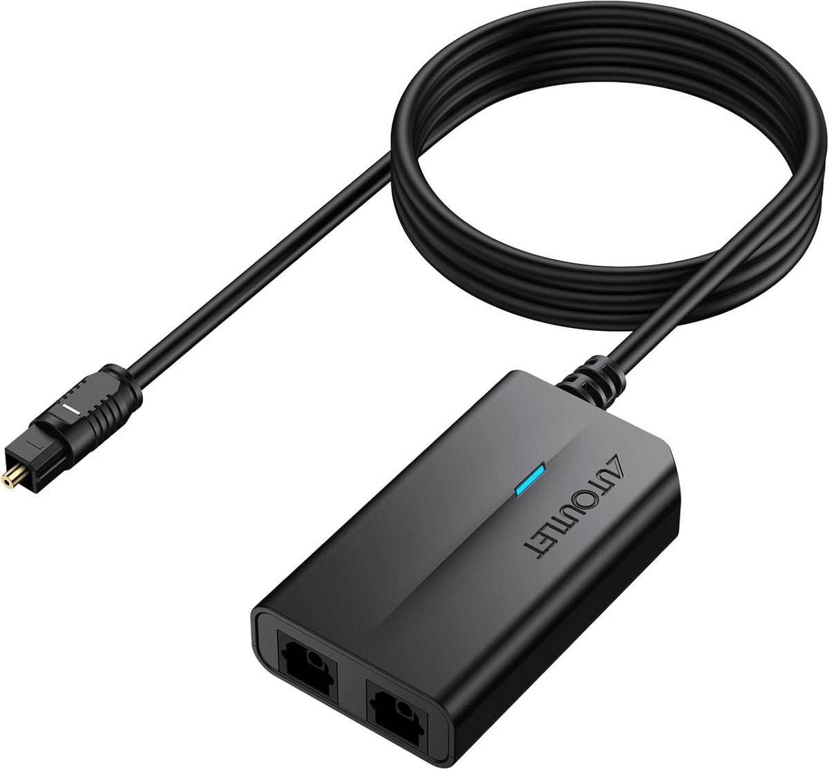 2-weg SPDIF Toslink optische digitale audio splitter