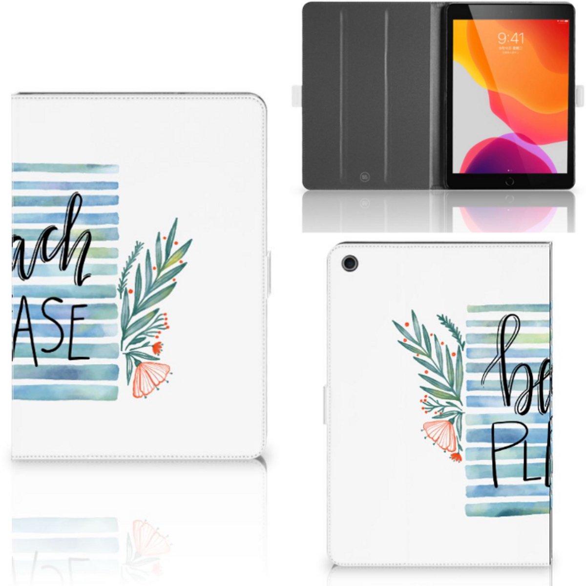 iPad 10.2 2019 | iPad 10.2 2020 | 10.2 2021 Hippe Tablet Hoes Boho Beach