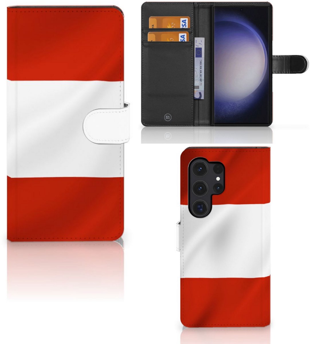 Samsung Galaxy S24 Ultra Bookstyle Case Oostenrijk