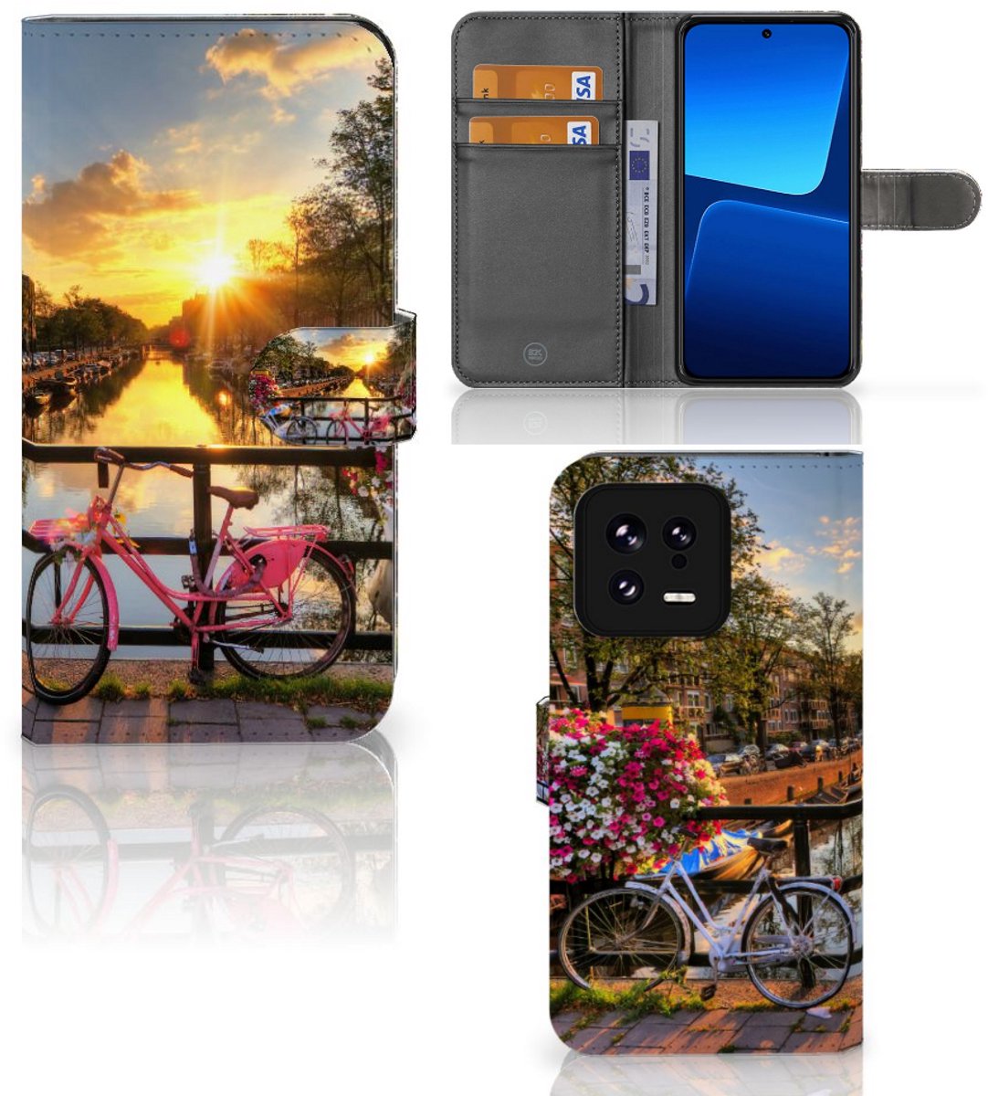 Xiaomi 13 Flip Cover Amsterdamse Grachten